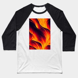 Hottest pattern design ever! Fire and lava #3 Baseball T-Shirt